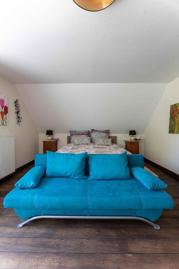 Altes Forsthaus - Ferienwohnung Im Obergeschoss Ormont Extérieur photo